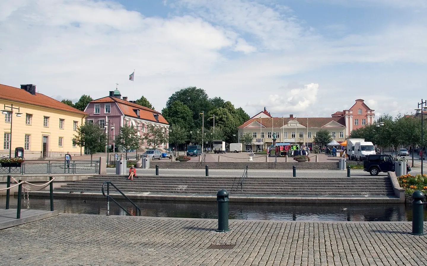 Vy över Alingsås