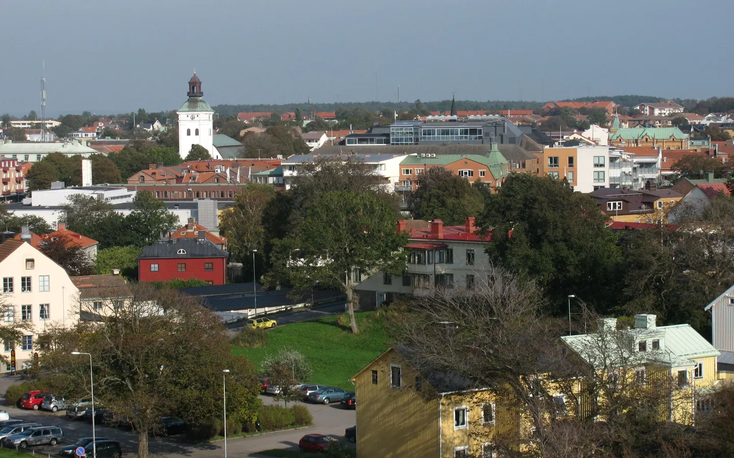 Vy över Ängelholm