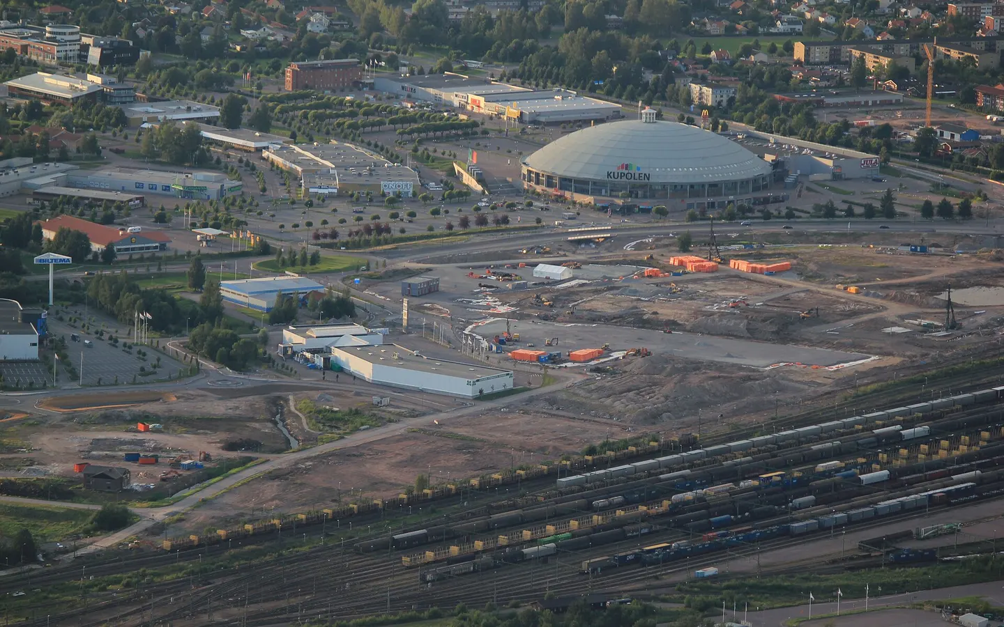 Vy över Borlänge