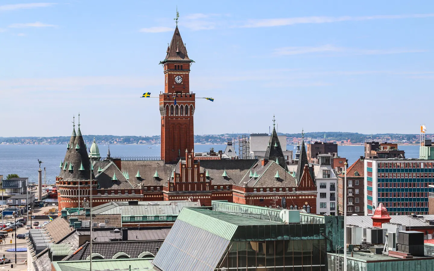 Vy över Helsingborg