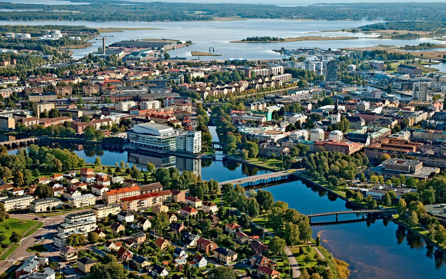 Vy över Karlstad