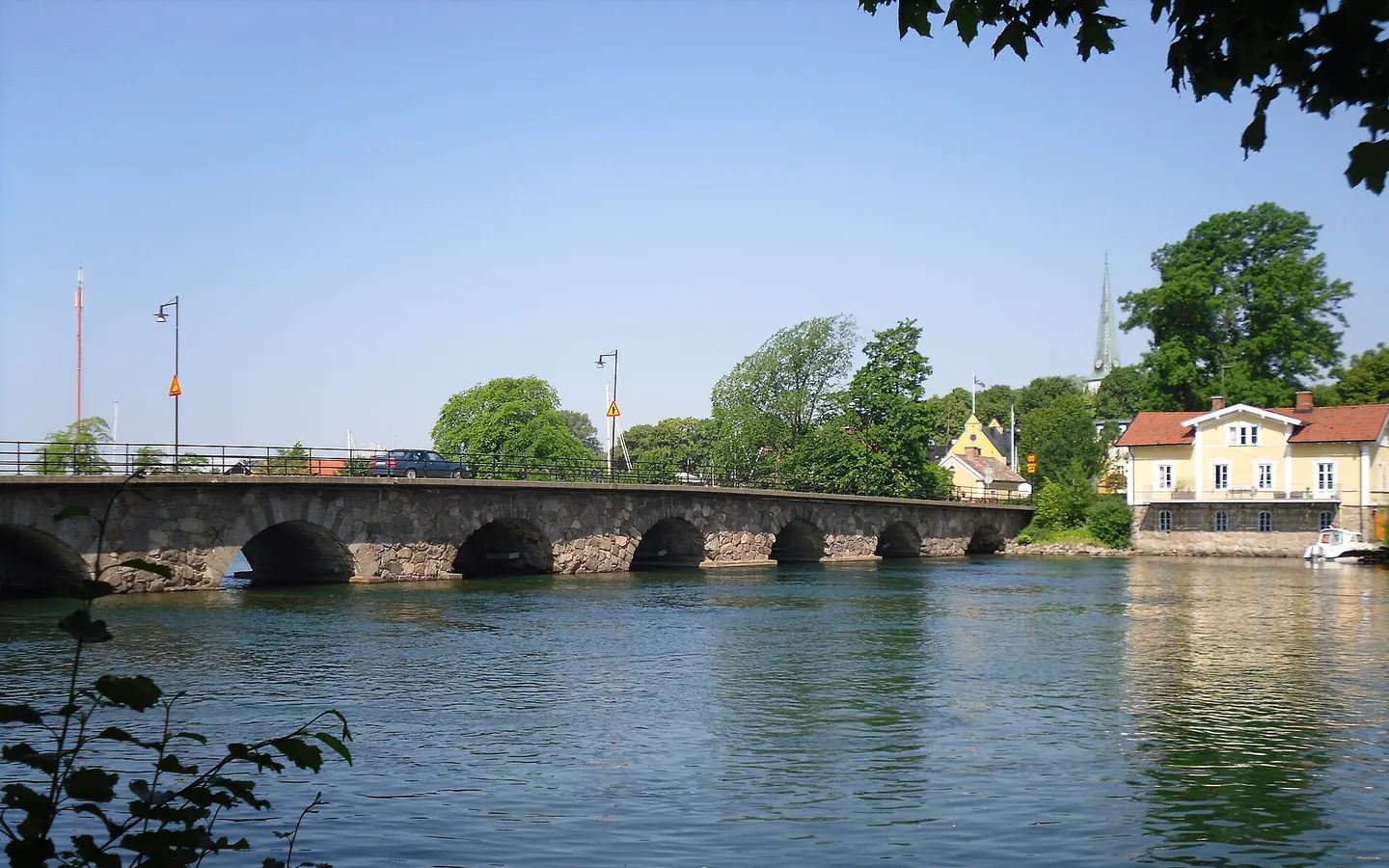 Vy över Motala