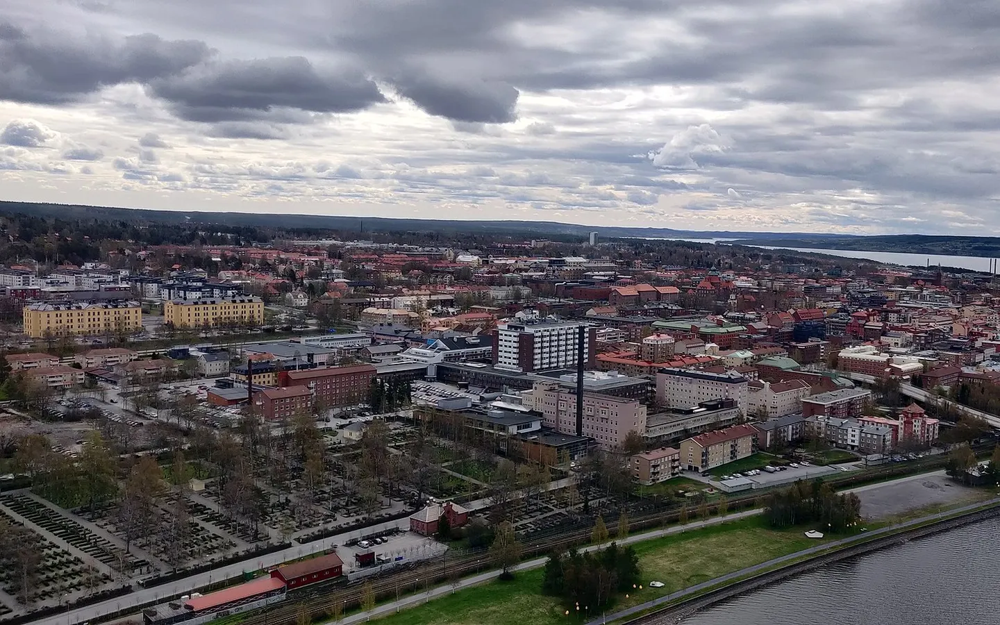 Vy över Östersund
