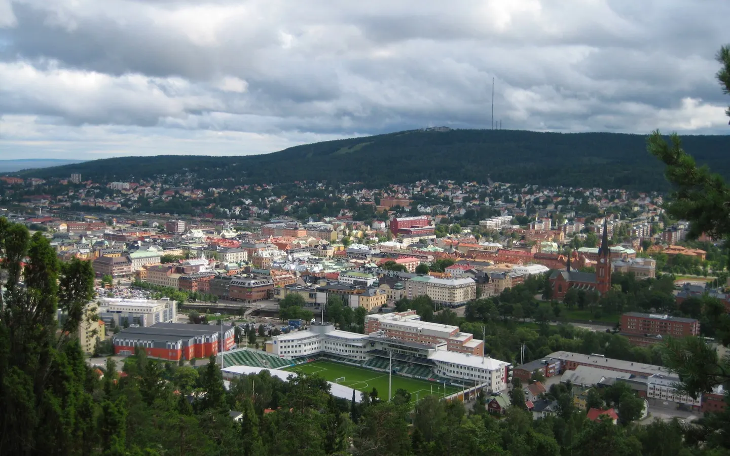 Vy över Sundsvall
