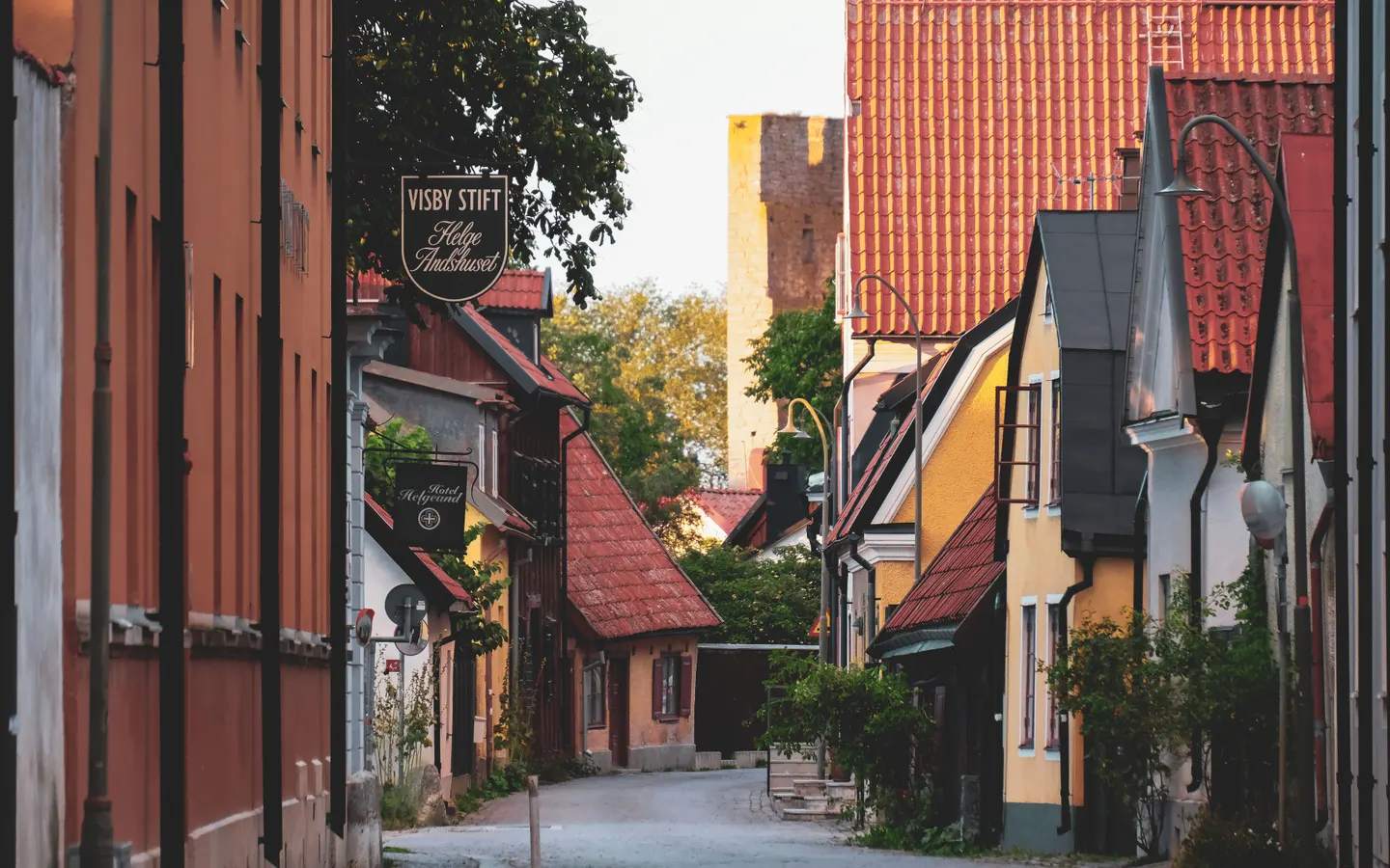 Vy över Visby