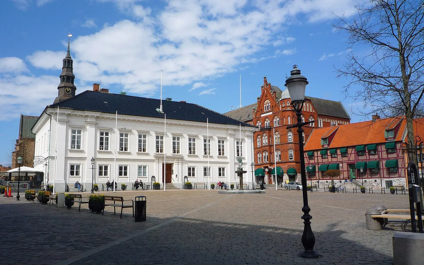 Vy över Ystad